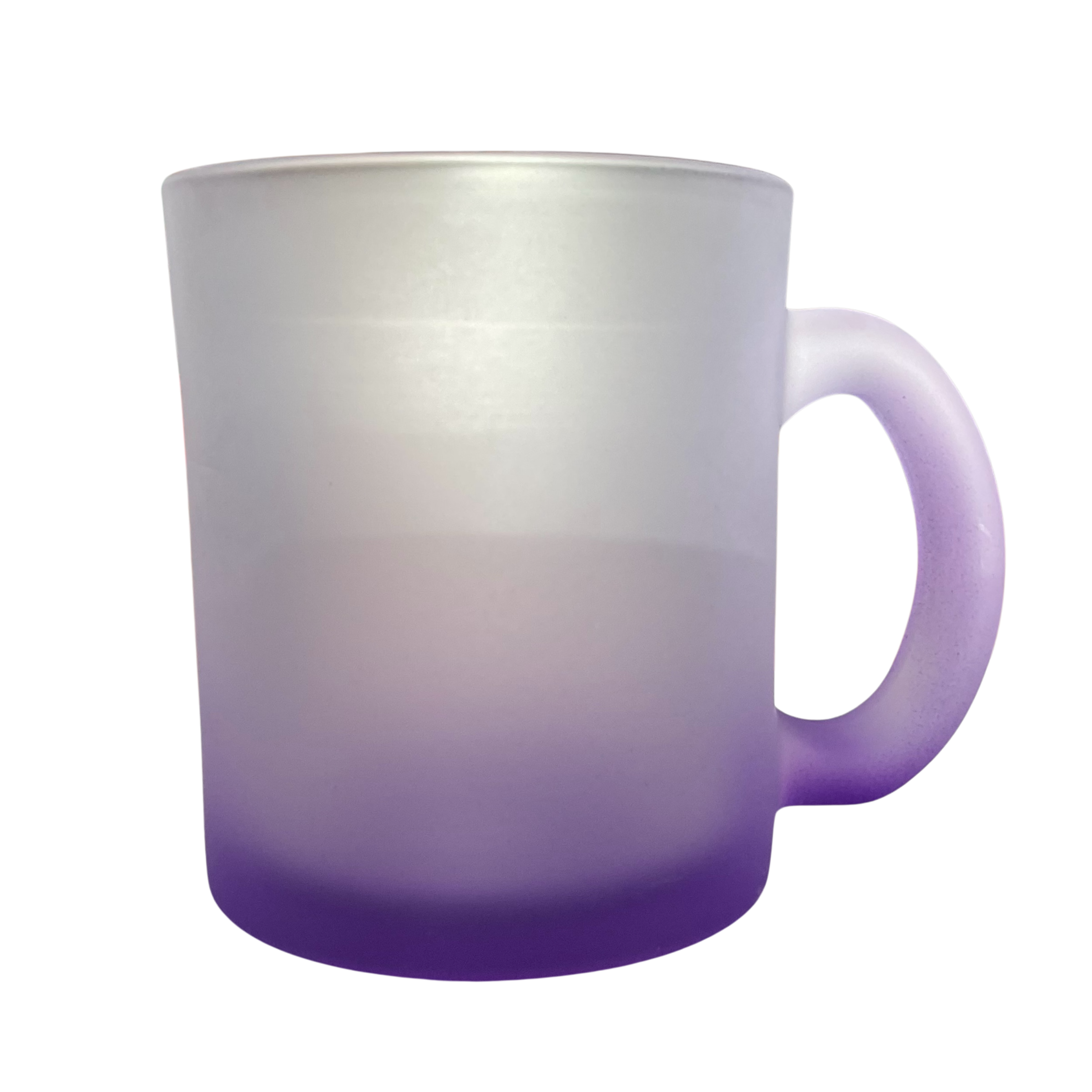 Personalisierte Glastasse satiniert mit Farbverlauf 10 oz – Bild 2